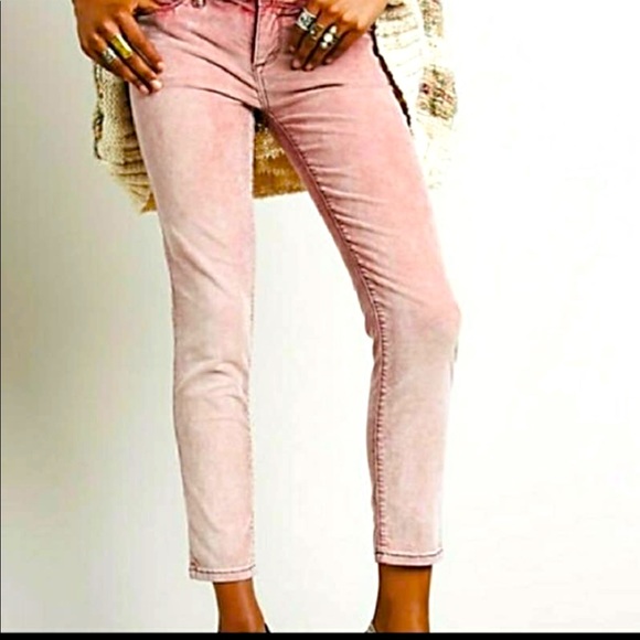 Pink Corduroy Pants by Free People π Like New!